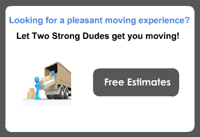 Advertisment for receiving a free moving estimate.