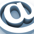 Picture of email @ symbol.